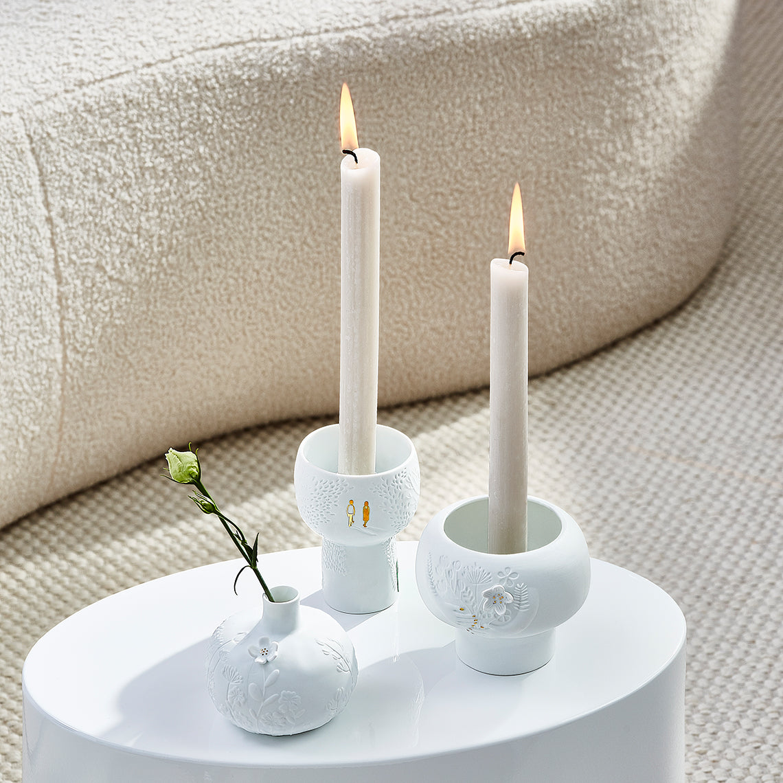 pequena jarra Jardim de flores