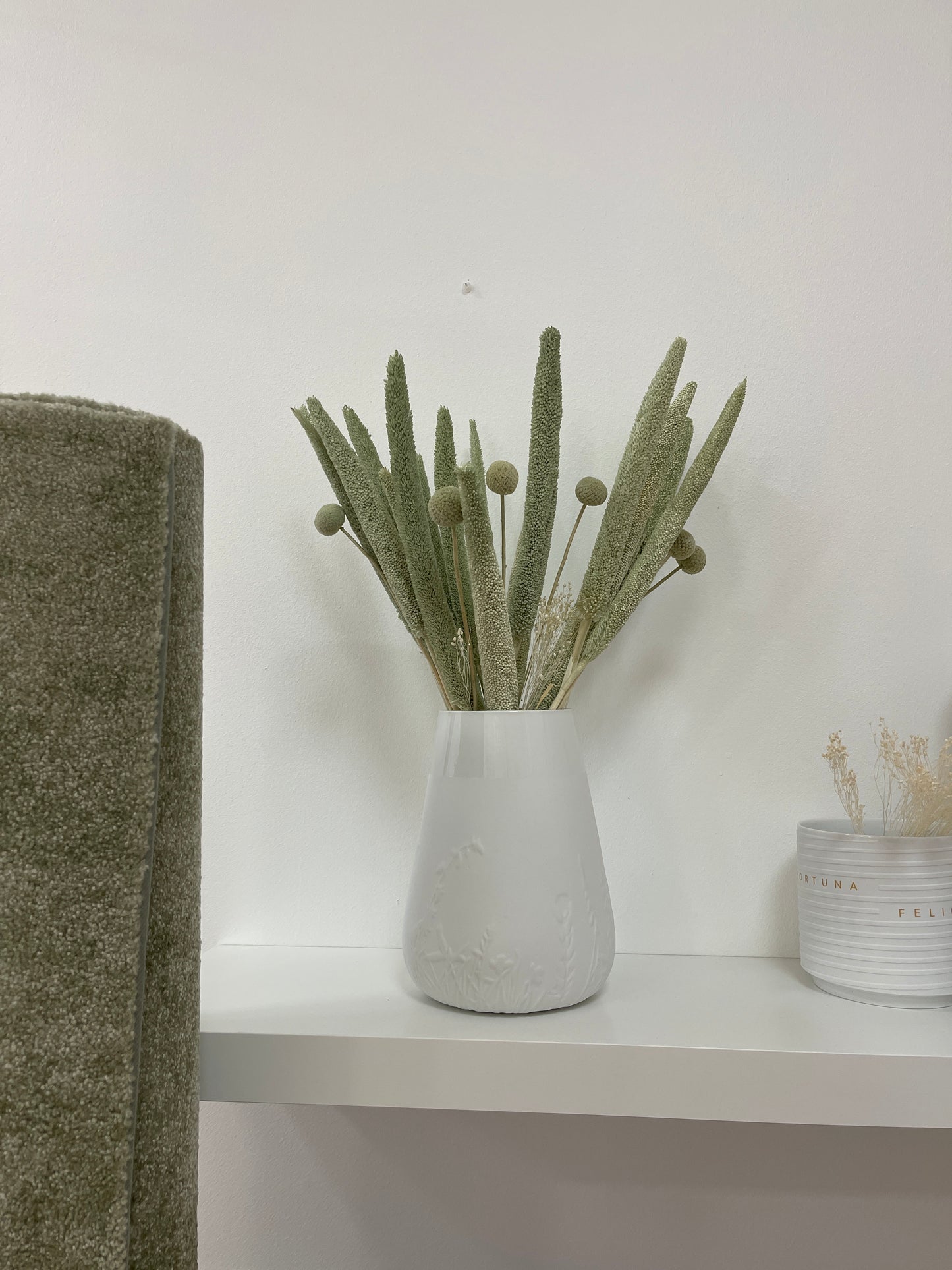 Arranjo de flores 60cm | verde menta