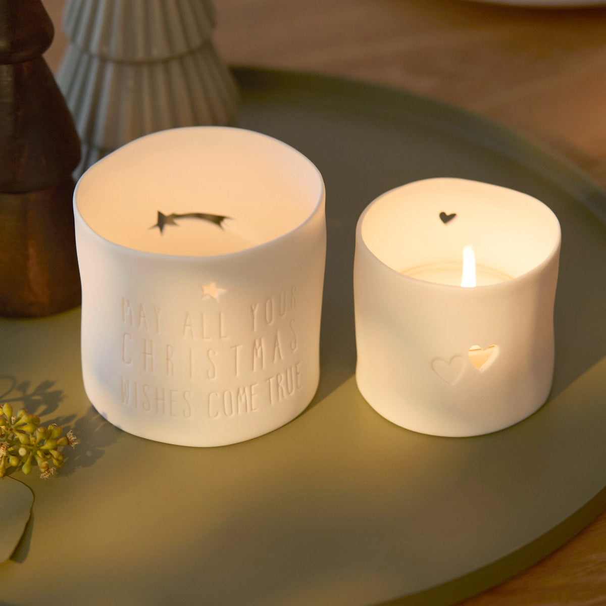 Copo para vela | Lovely Christmas