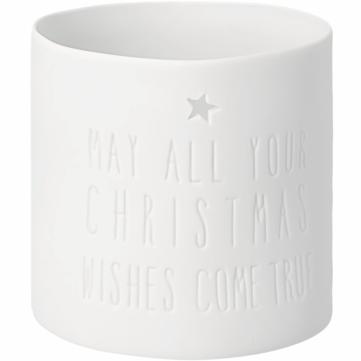 Copo para vela | May all your Christmas wishes come true