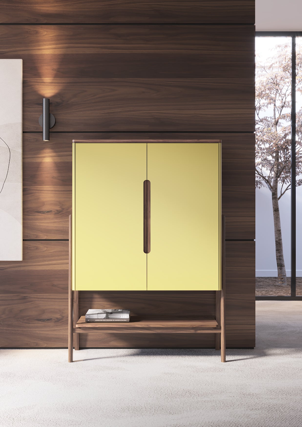 Armário AVA (2 portas e 1 gaveta interior)