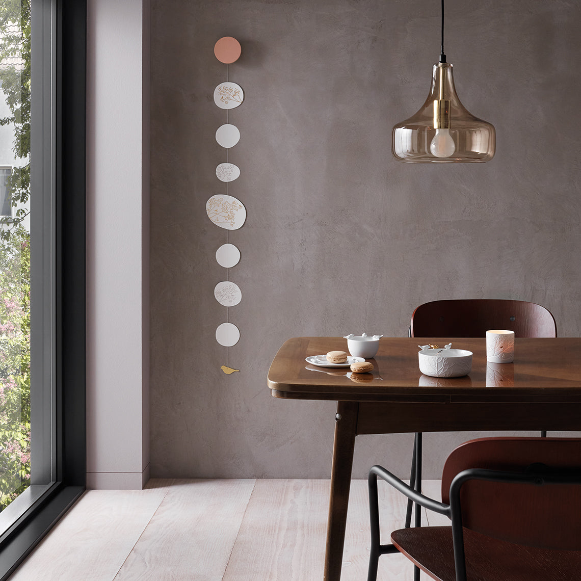 Taça pequena c/ pormenores passarinhos em dourado