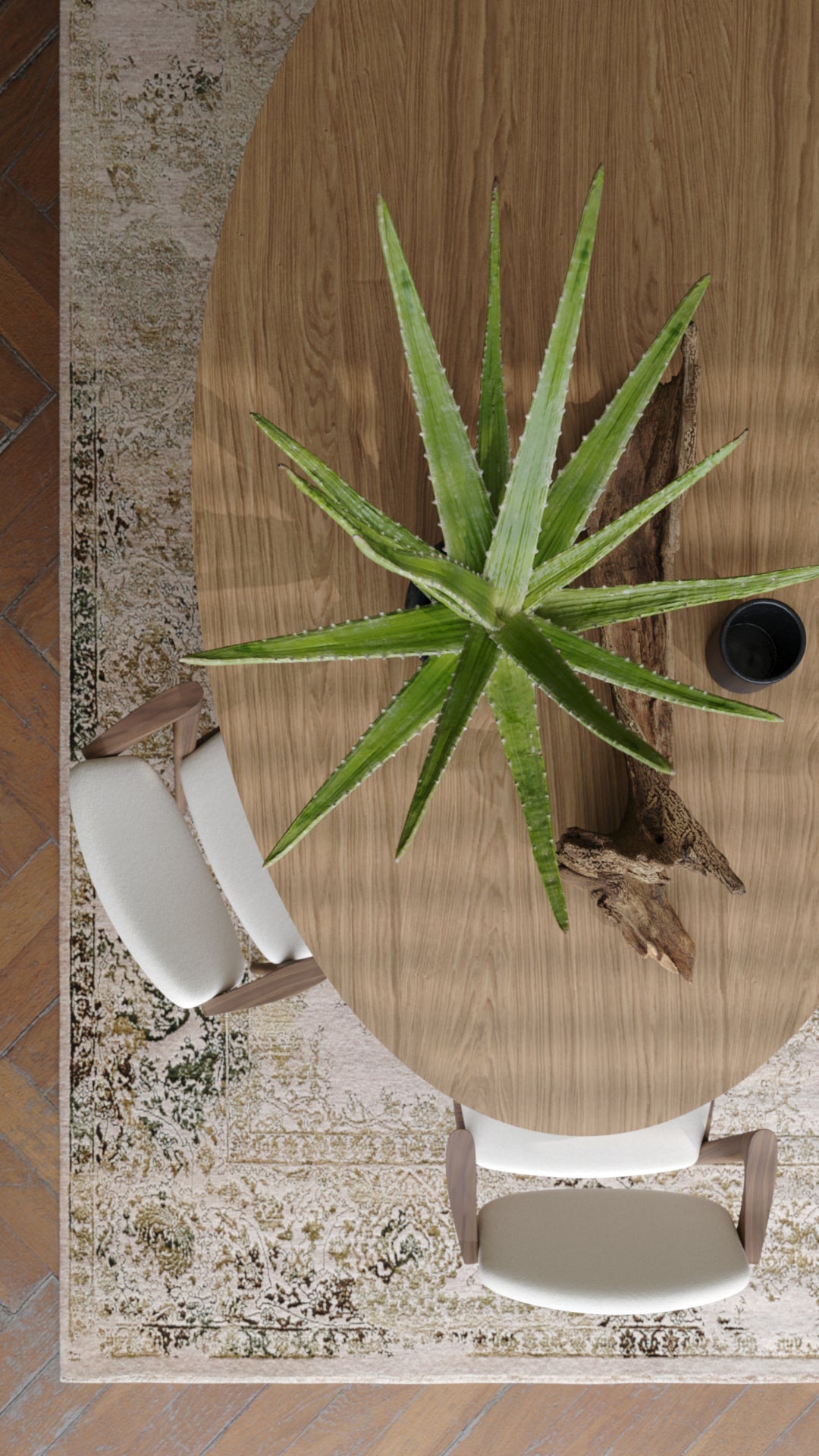 Mesa de jantar Oval FADO