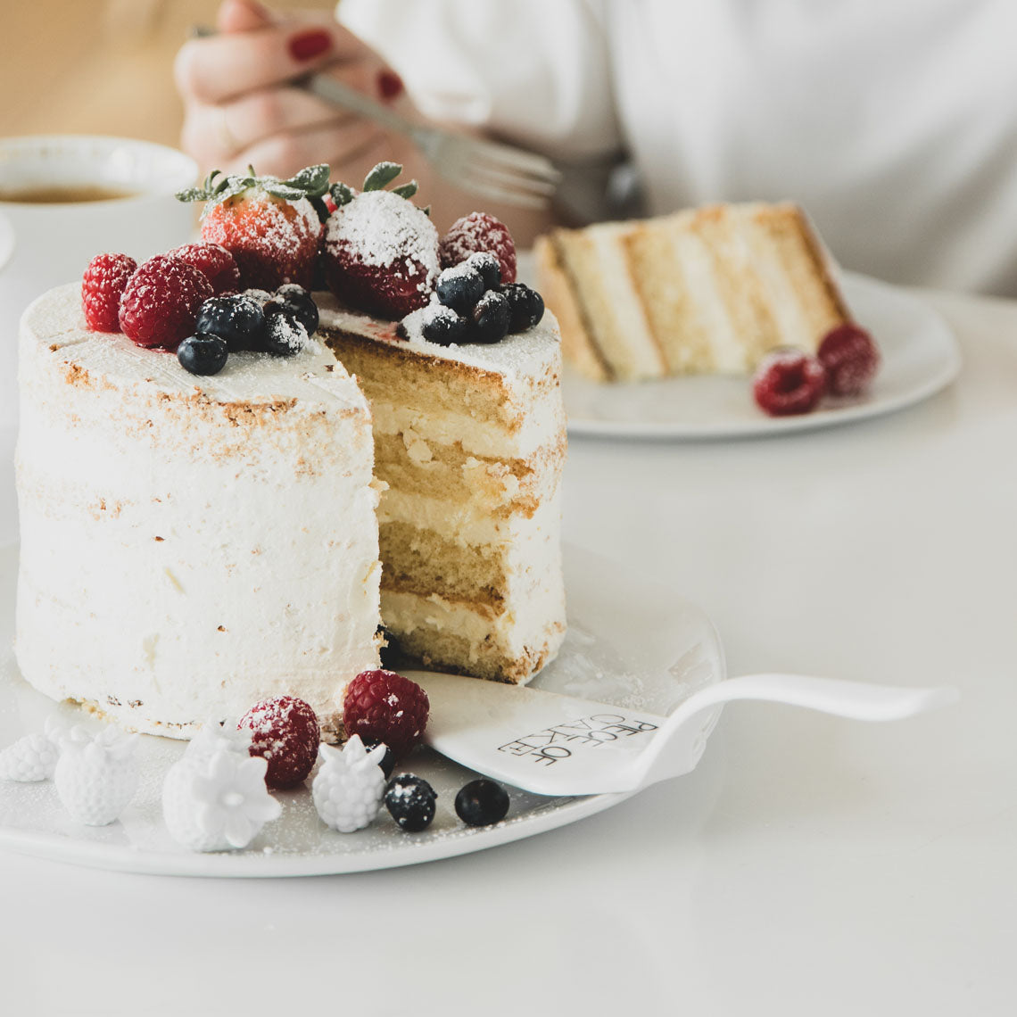 Espatula p/bolo "Piece of cake"
