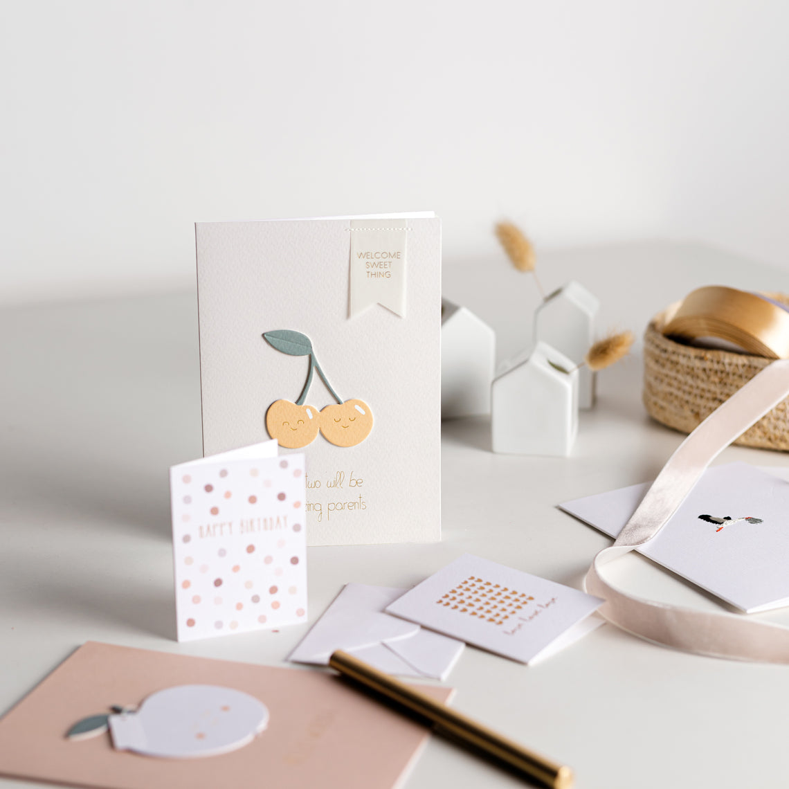 Mini cartão "LOVE LOVE LOVE"