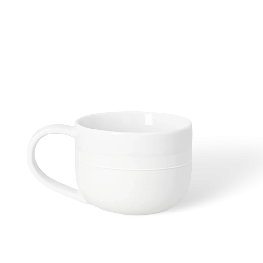 Caneca | homem a passear o cão