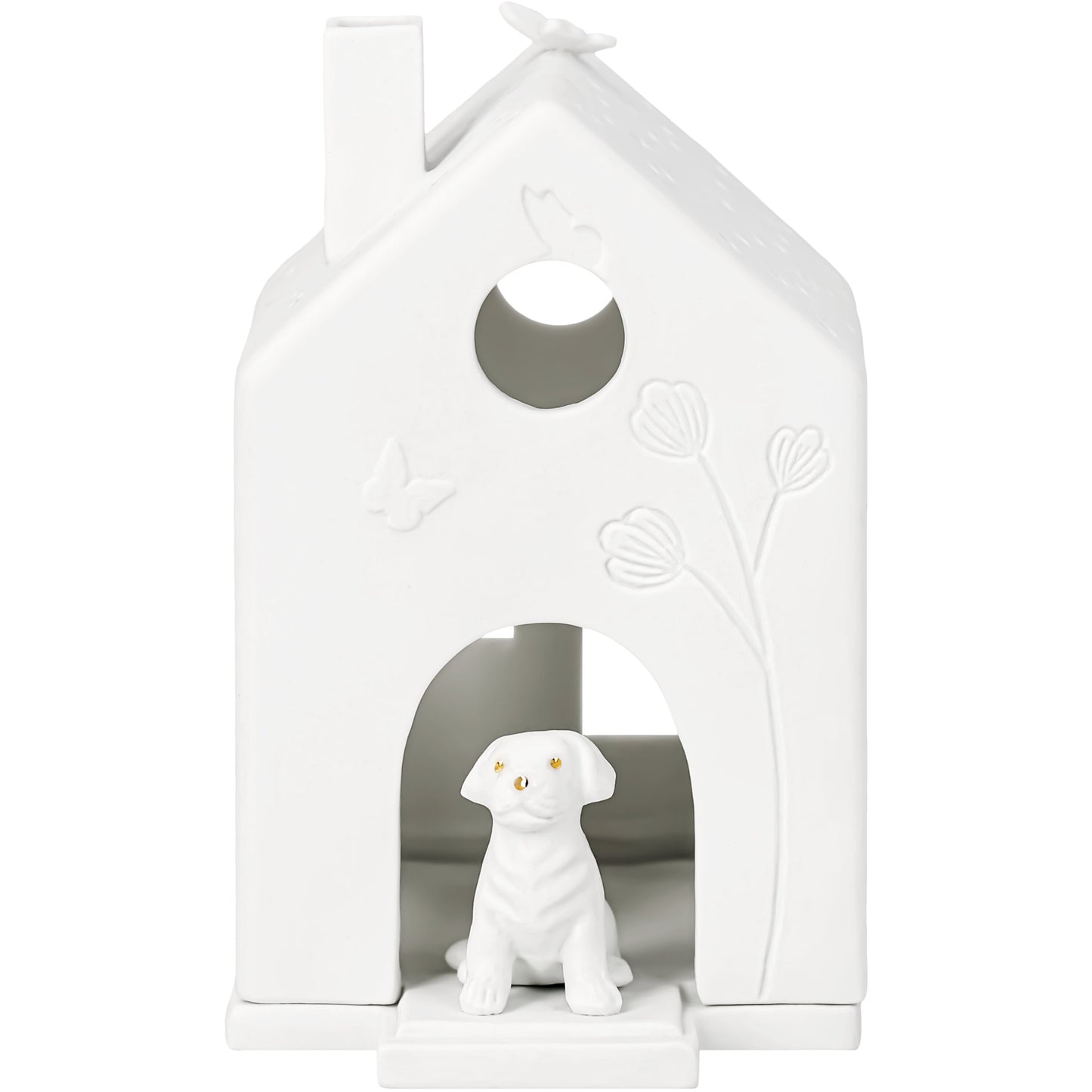 Casa de luz | Cão e borboletas