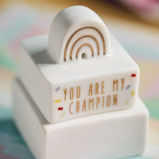 Caixa ou troféu Arco íris | Prémio You are my champion