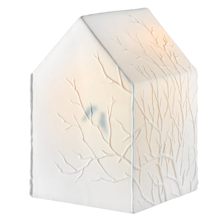 Candeeiro em porcelana | Os passarinhos na arvore