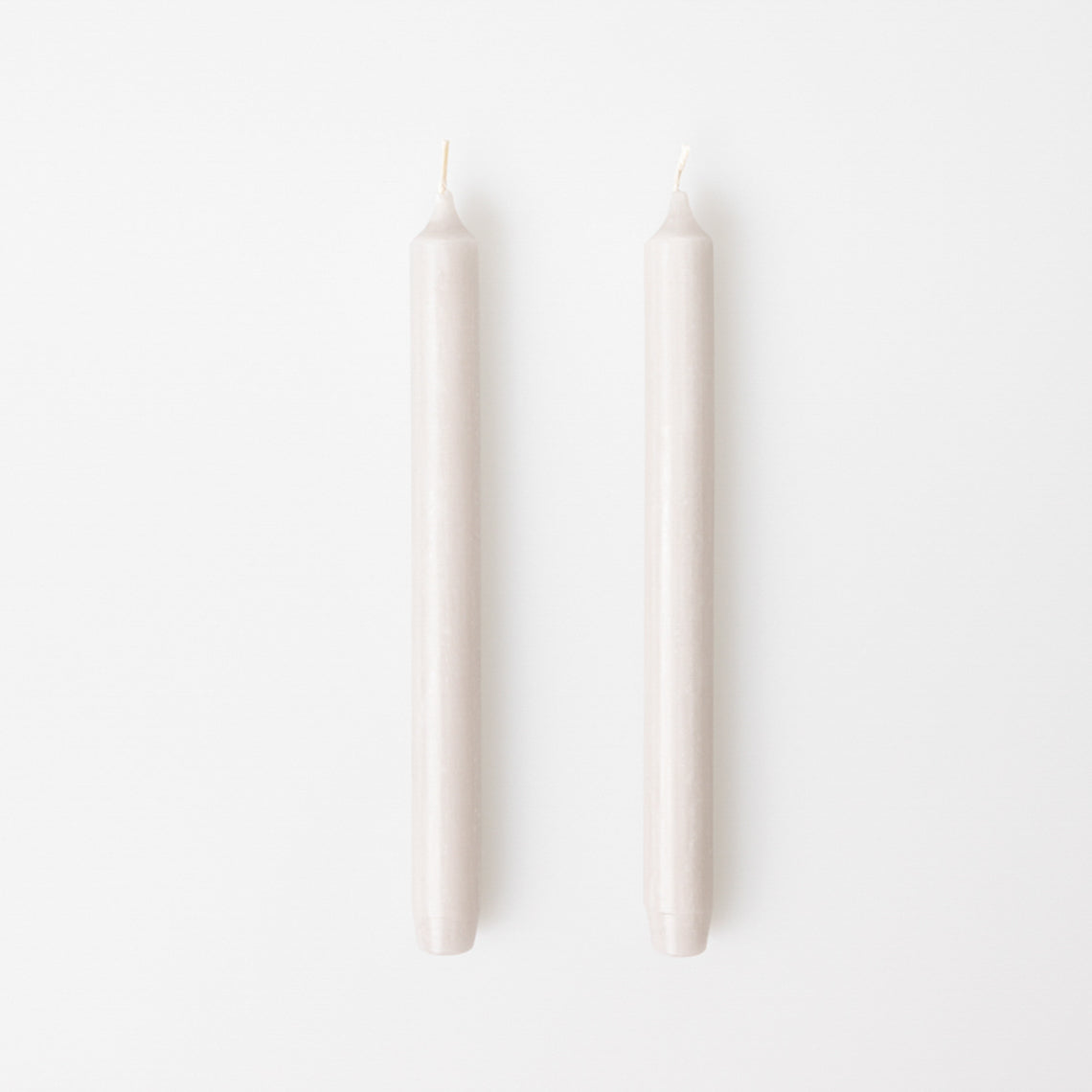 Conjunto de 2 velas | Velas de cera na cor Linho