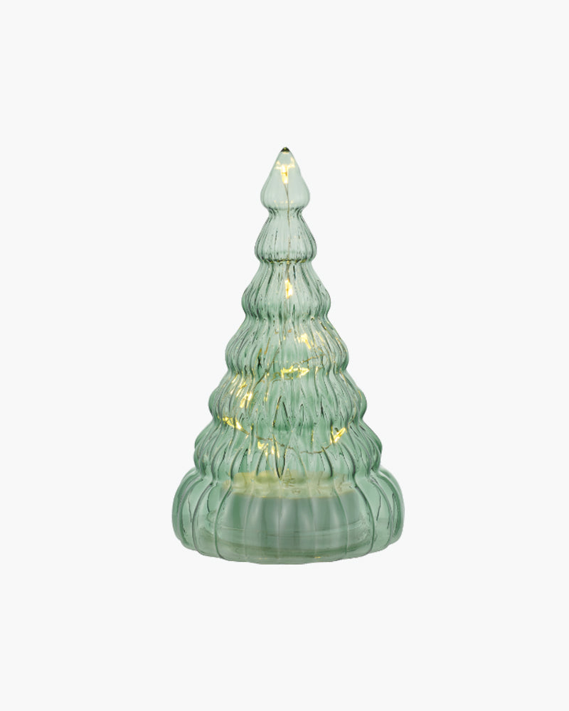 Árvore verde, H16,5cm, 10 leds 'LUCY'