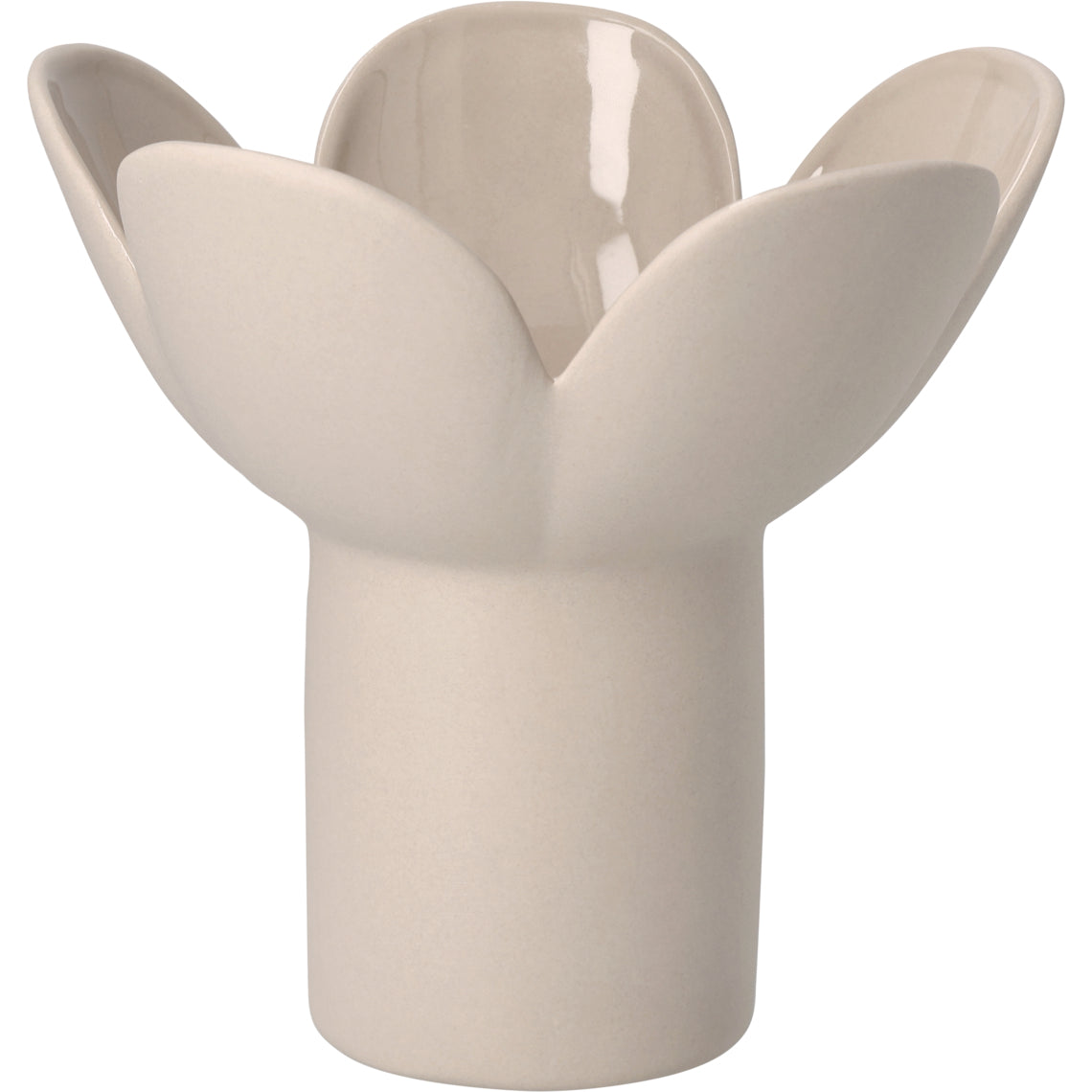 Jarra flor bege