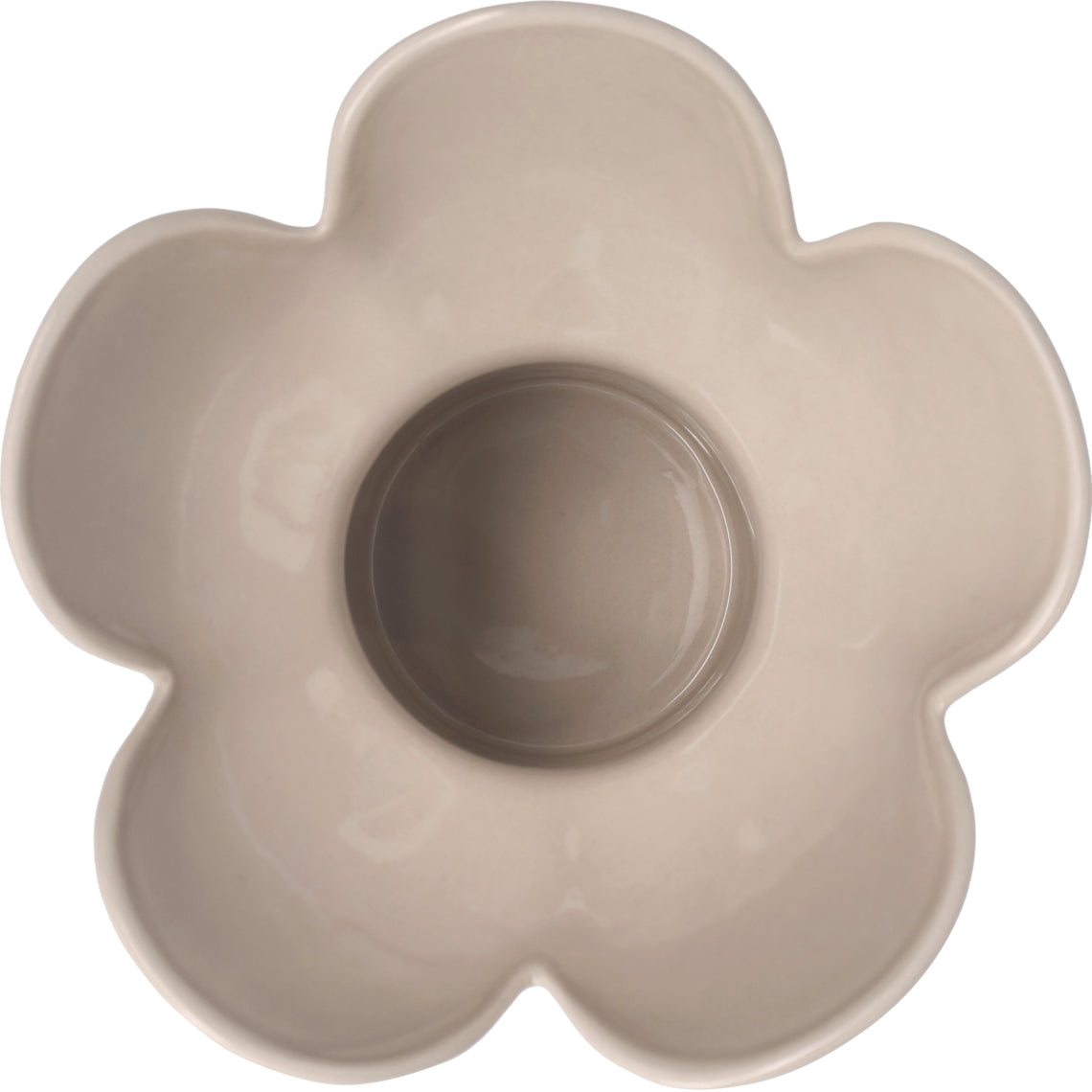 Jarra flor bege