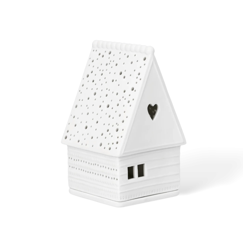Casa de luz | Coração casa de gingerbread