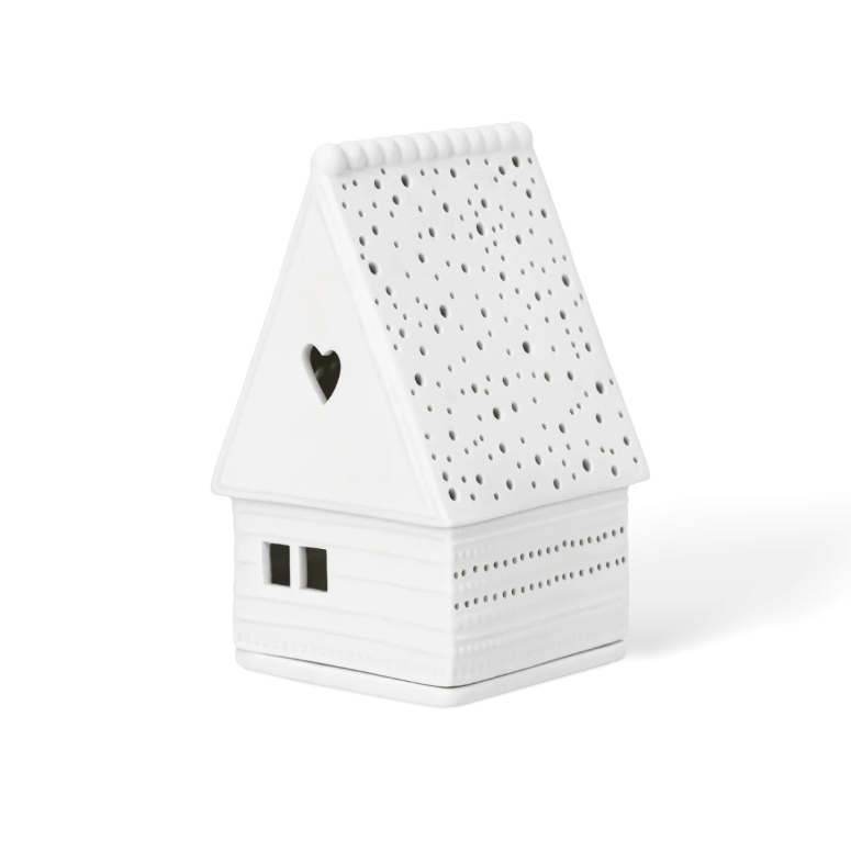 Casa de luz | Coração casa de gingerbread