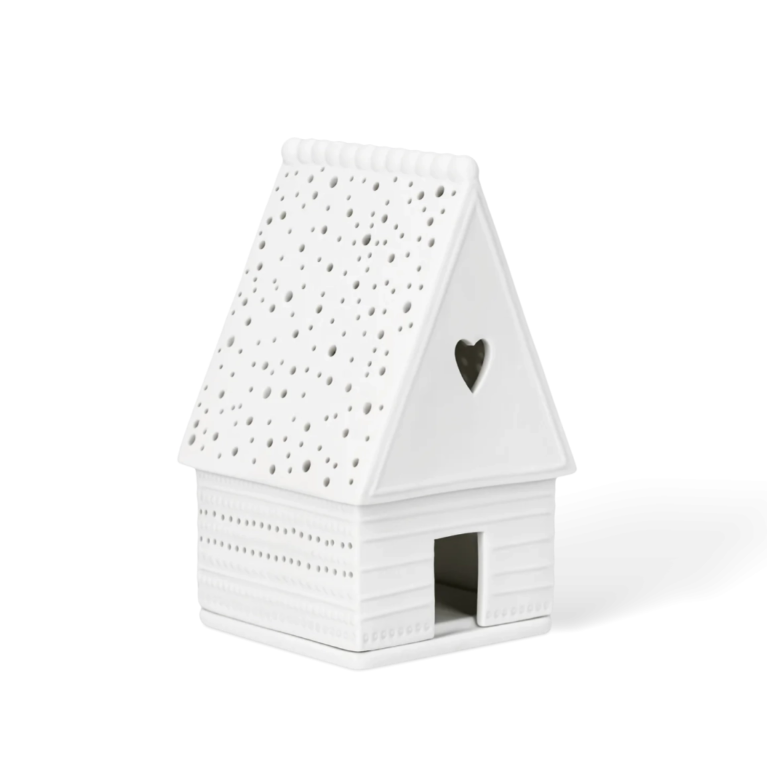 Casa de luz | Coração casa de gingerbread