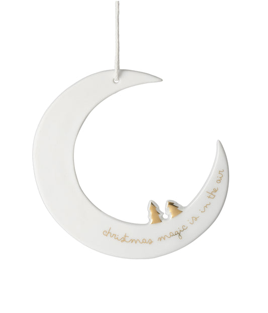 Pendente em forma de lua | Christmas magic is in the air