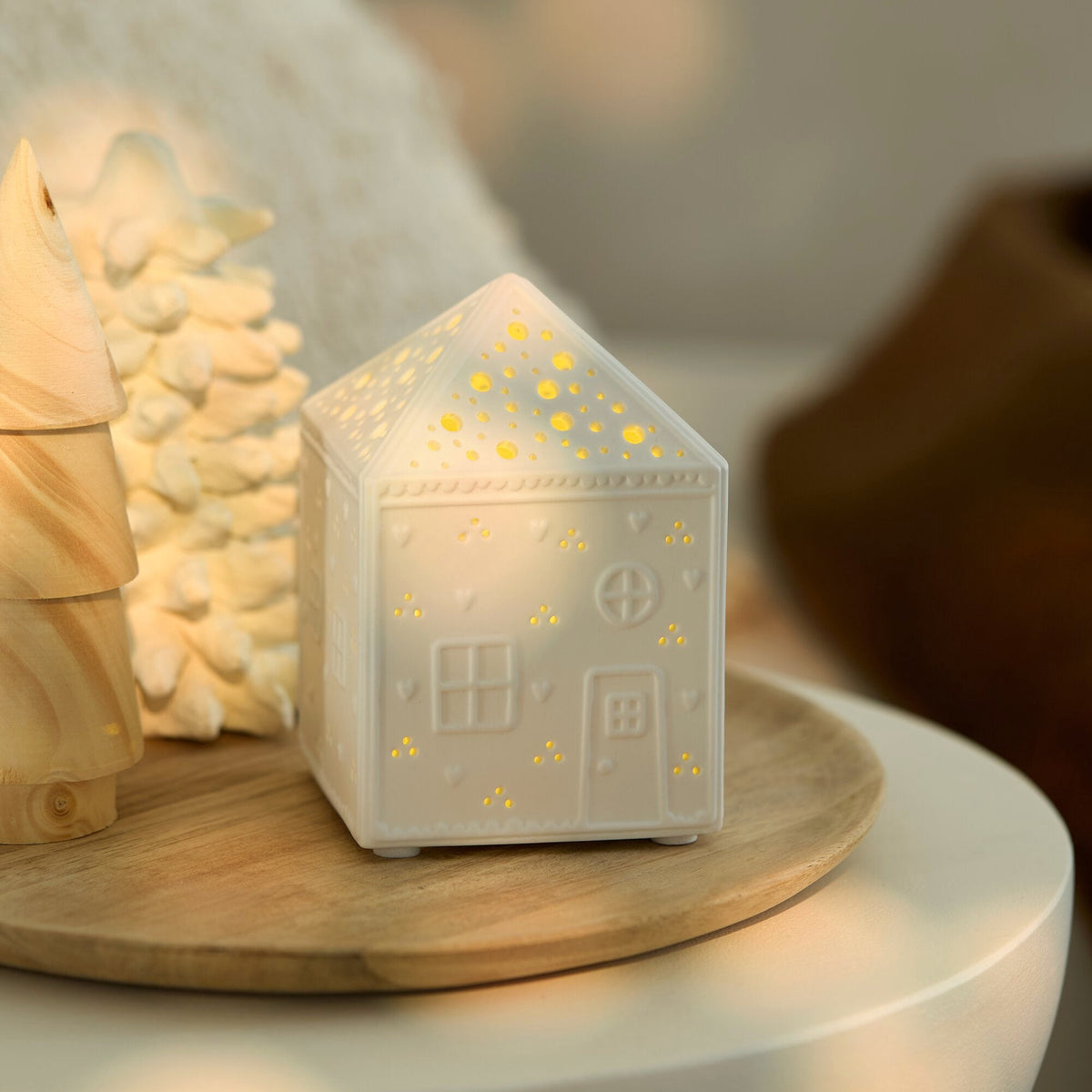 Casa de luz | Candeeiro led Casa de gingerbread