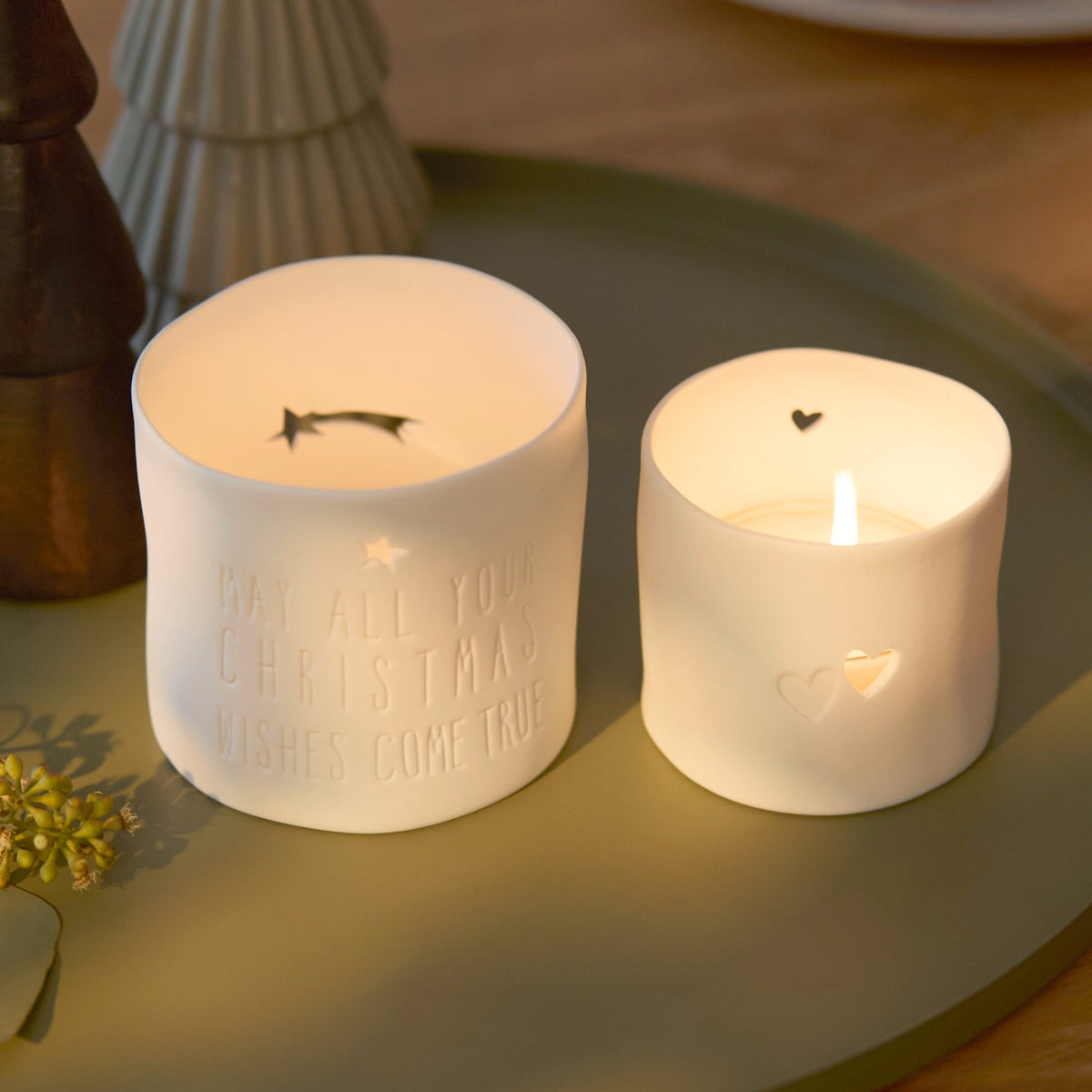 Copo para vela | May all your Christmas wishes come true
