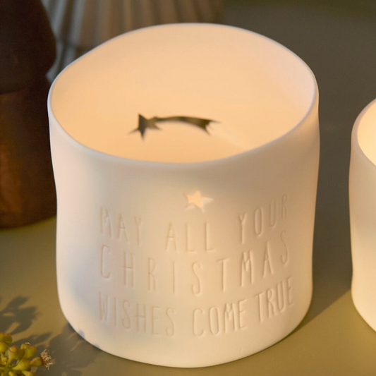 Copo para vela | May all your Christmas wishes come true