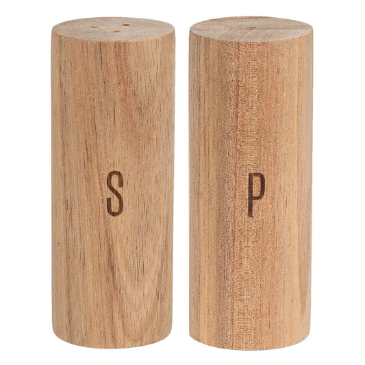 Saleiro e Pimenteiro em madeira