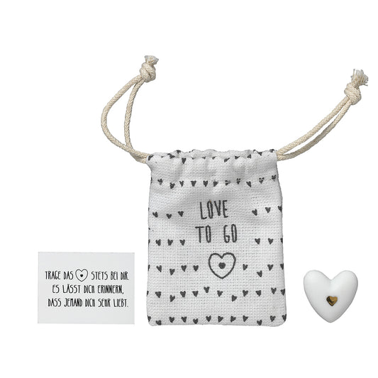 Companheiro de bolso "Love to go"-Coração