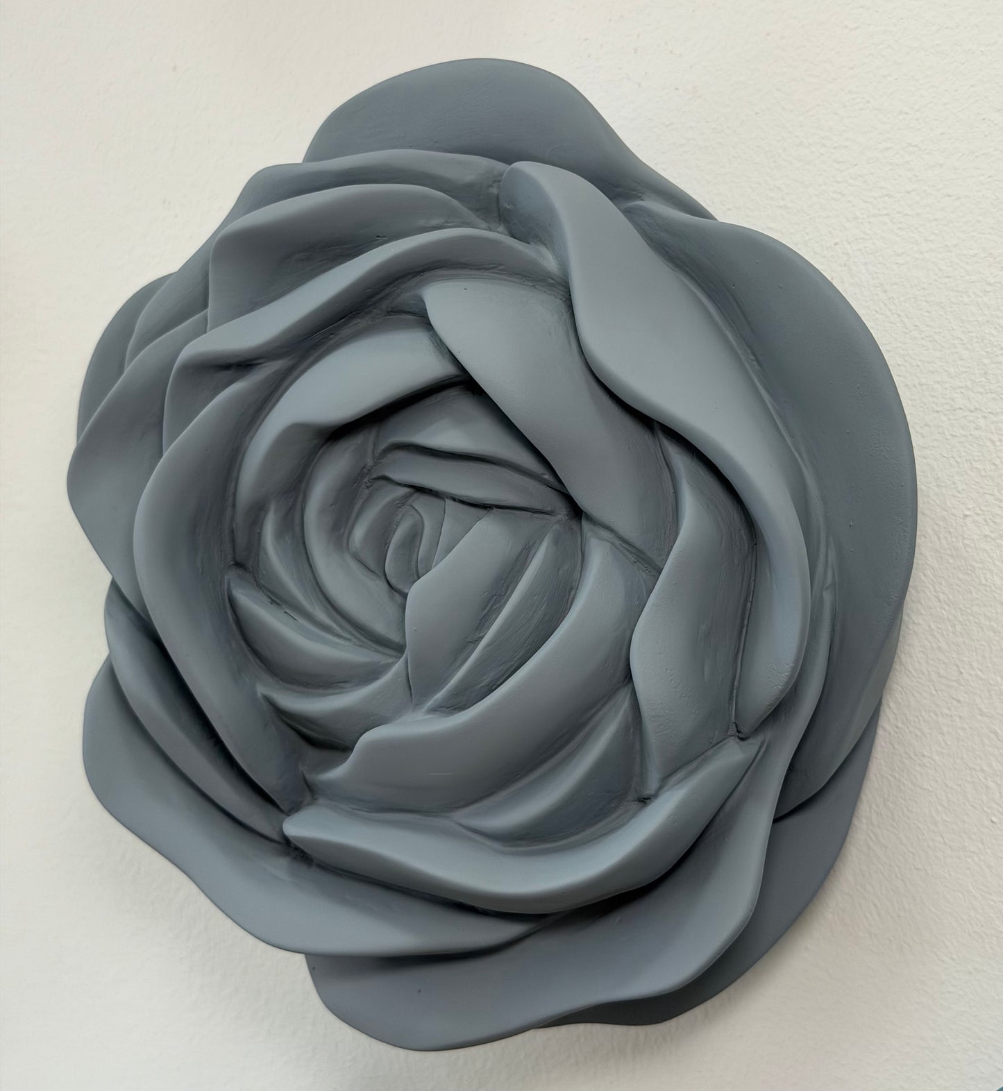 Iva Viana | Rosa em azul/cinza