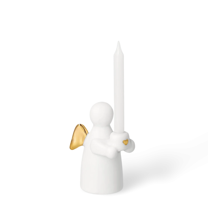 Anjo da guarda com vela