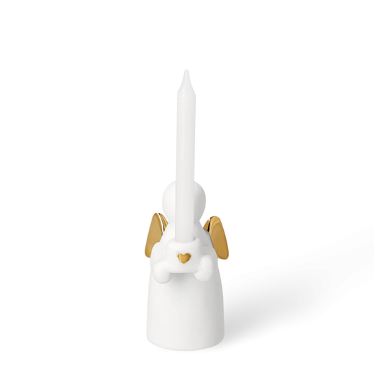 Anjo da guarda com vela