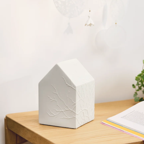 Candeeiro em porcelana | Os passarinhos na arvore