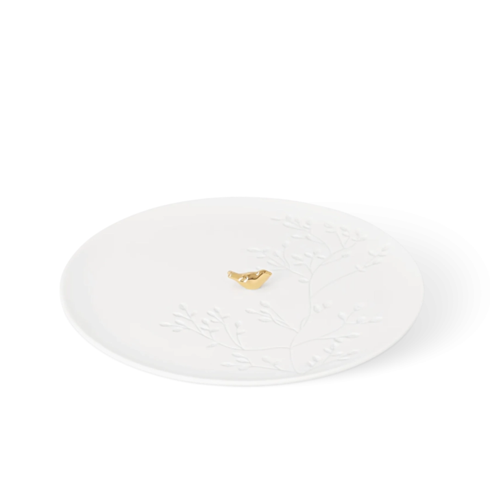 Pequeno prato | pássaro dourado